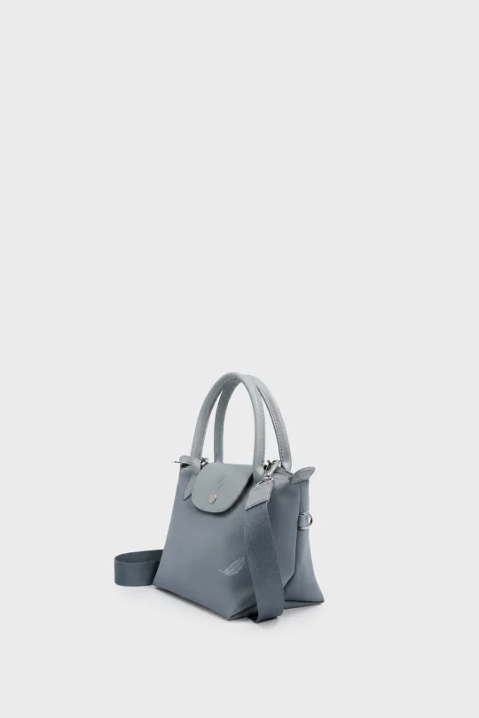 SCO-076 Gri PIUMA MINI KADIN OMUZ ÇANTASI