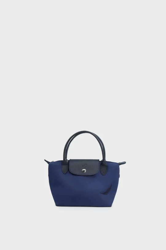 SCO-076 Lacivert PIUMA MINI KADIN OMUZ ÇANTASI