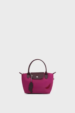 SCO-076 Bordo PIUMA MINI KADIN OMUZ ÇANTASI