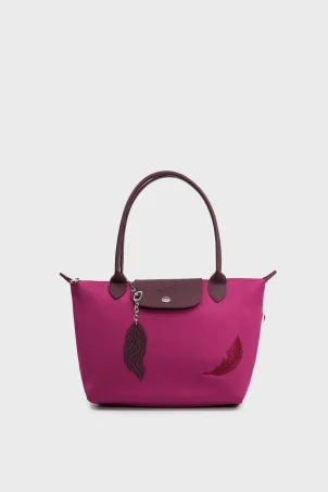 SCO-077 Bordo PIUMA MIDI KADIN OMUZ ÇANTASI