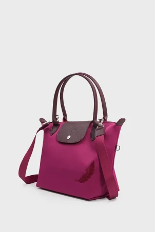 SCO-078 Bordo PIUMA PLUS KADIN OMUZ ÇANTASI
