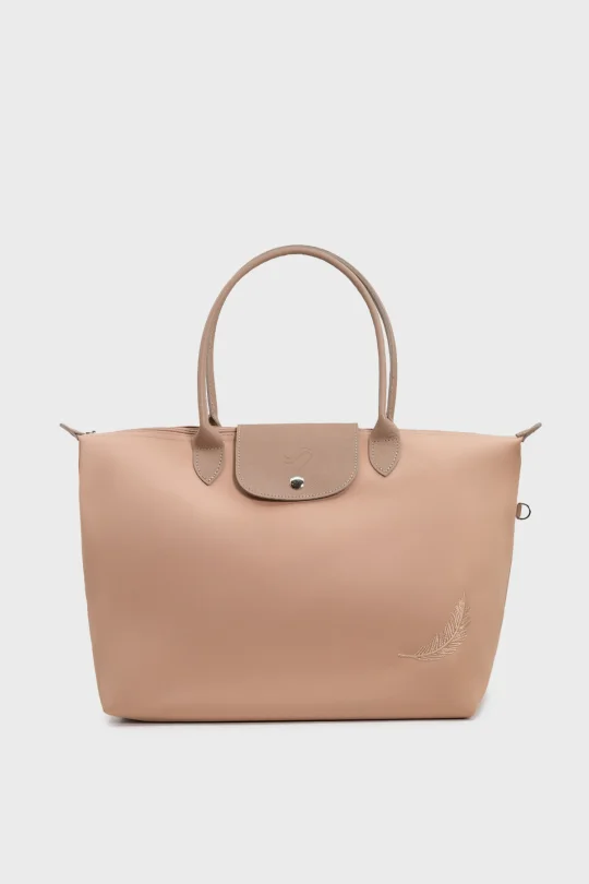 SCO-079 Bej PIUMA MAXI KADIN OMUZ ÇANTASI