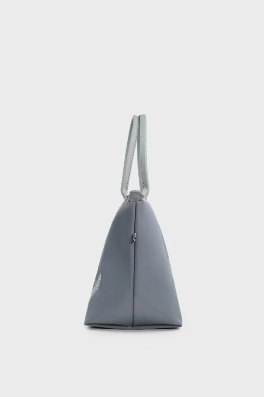 SCO-079 Gri PIUMA MAXI KADIN OMUZ ÇANTASI