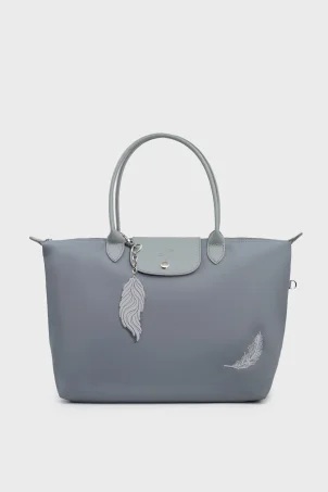 SCO-079 Gri PIUMA MAXI KADIN OMUZ ÇANTASI