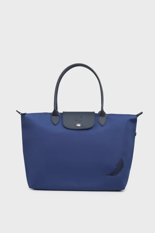 SCO-079 Lacivert PIUMA MAXI KADIN OMUZ ÇANTASI