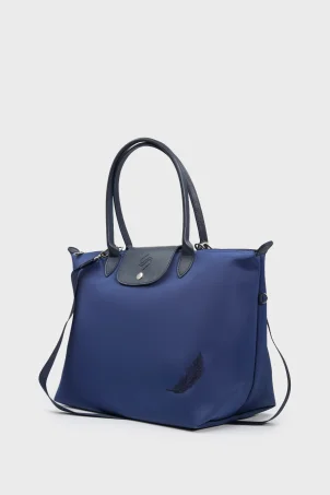 SCO-079 Lacivert PIUMA MAXI KADIN OMUZ ÇANTASI