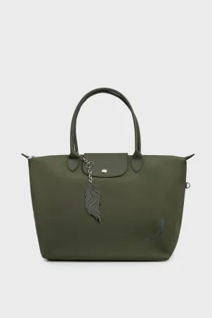 SCO-079 Yeşil PIUMA MAXI KADIN OMUZ ÇANTASI