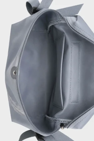 SCS-005 Gri PIUMA BACKPACK KADIN SIRT ÇANTASI