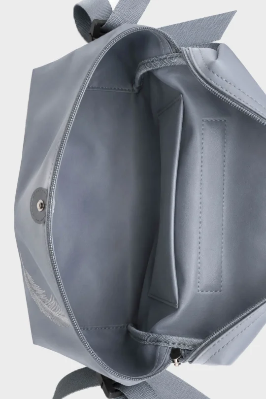 SCS-005 Gri PIUMA BACKPACK KADIN SIRT ÇANTASI