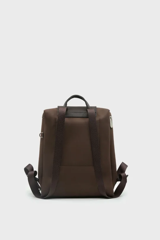 SCS-005 Kahverengi PIUMA BACKPACK KADIN SIRT ÇANTASI