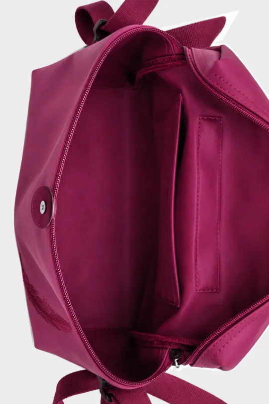 SCS-005 Bordo PIUMA BACKPACK KADIN SIRT ÇANTASI