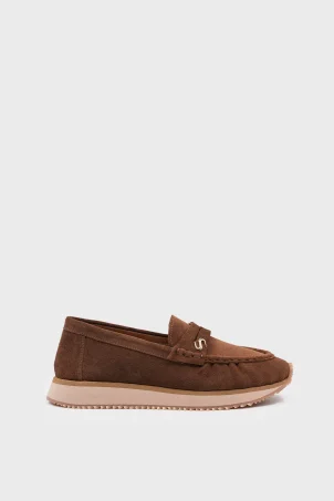 SKL-085 Taba Süet Kadın Loafer