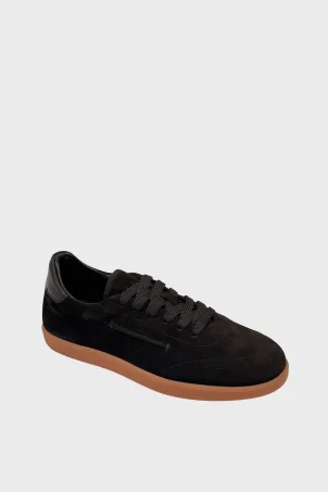 SKS-100 Siyah Süet Kadın Sneaker
