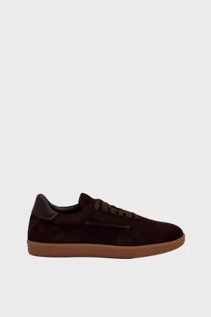 SKS-100 Kahverengi Süet Kadın Sneaker