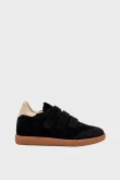 SKS-101 Siyah Süet Kadın Sneaker
