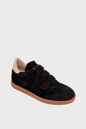 SKS-101 Siyah Süet Kadın Sneaker