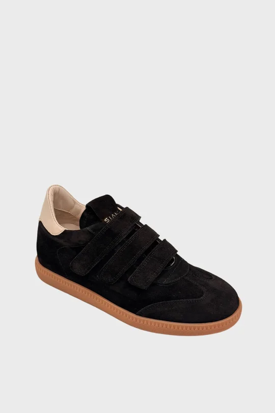 SKS-101 Siyah Süet Kadın Sneaker
