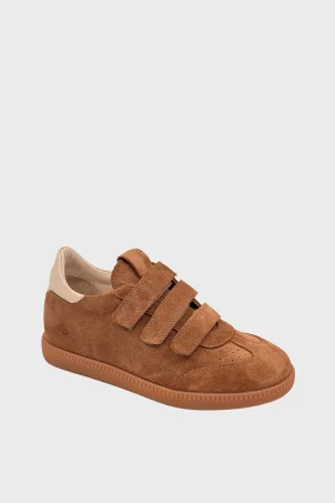 SKS-101 Taba Süet Kadın Sneaker