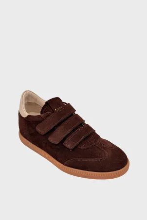 SKS-101 Kahverengi Süet Kadın Sneaker