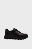 SKS-102 Siyah Deri Kadın Sneaker
