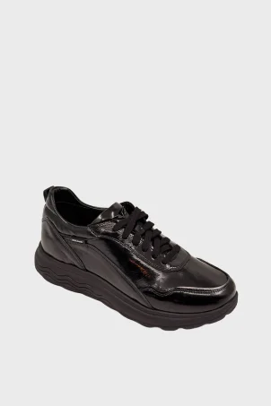 SKS-102 Siyah Rugan Kadın Sneaker