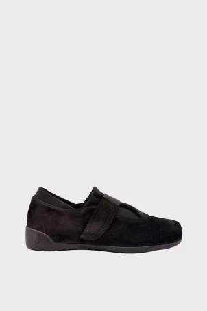 SKS-103 Siyah Süet Kadın Sneaker