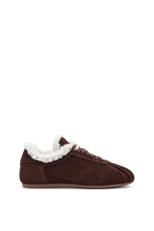 SKS-104 Kahverengi Süet Kadın Sneaker